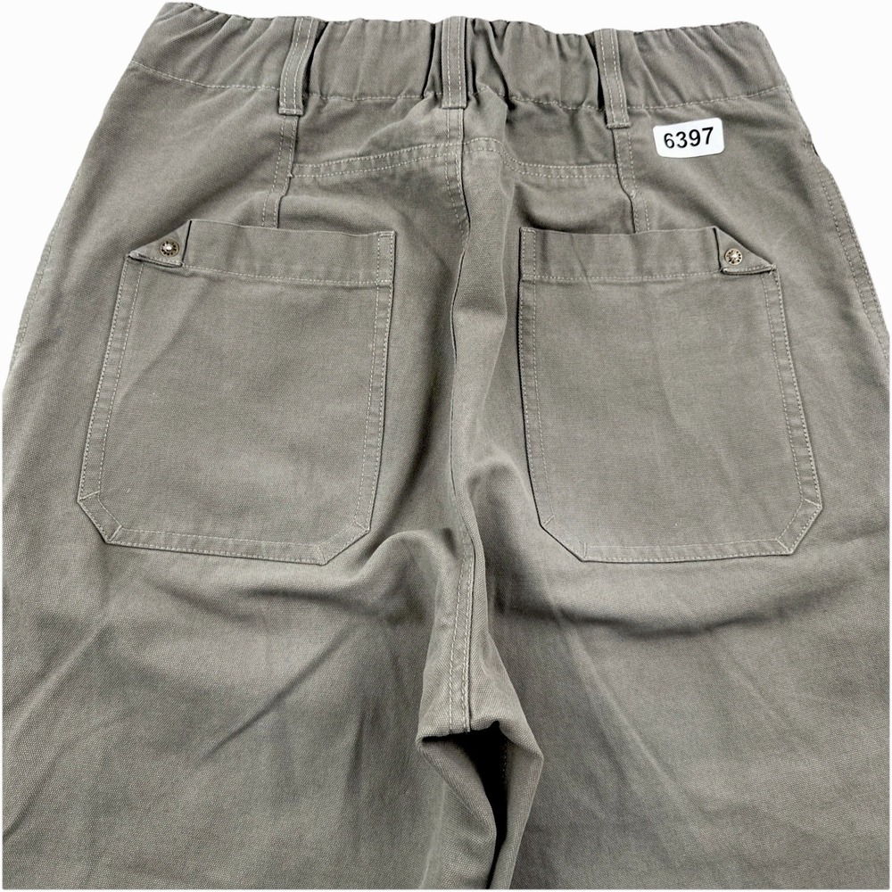 NEW We The Free People Hayden Double Knee‎ Pants Women XS Army Green Carpenter